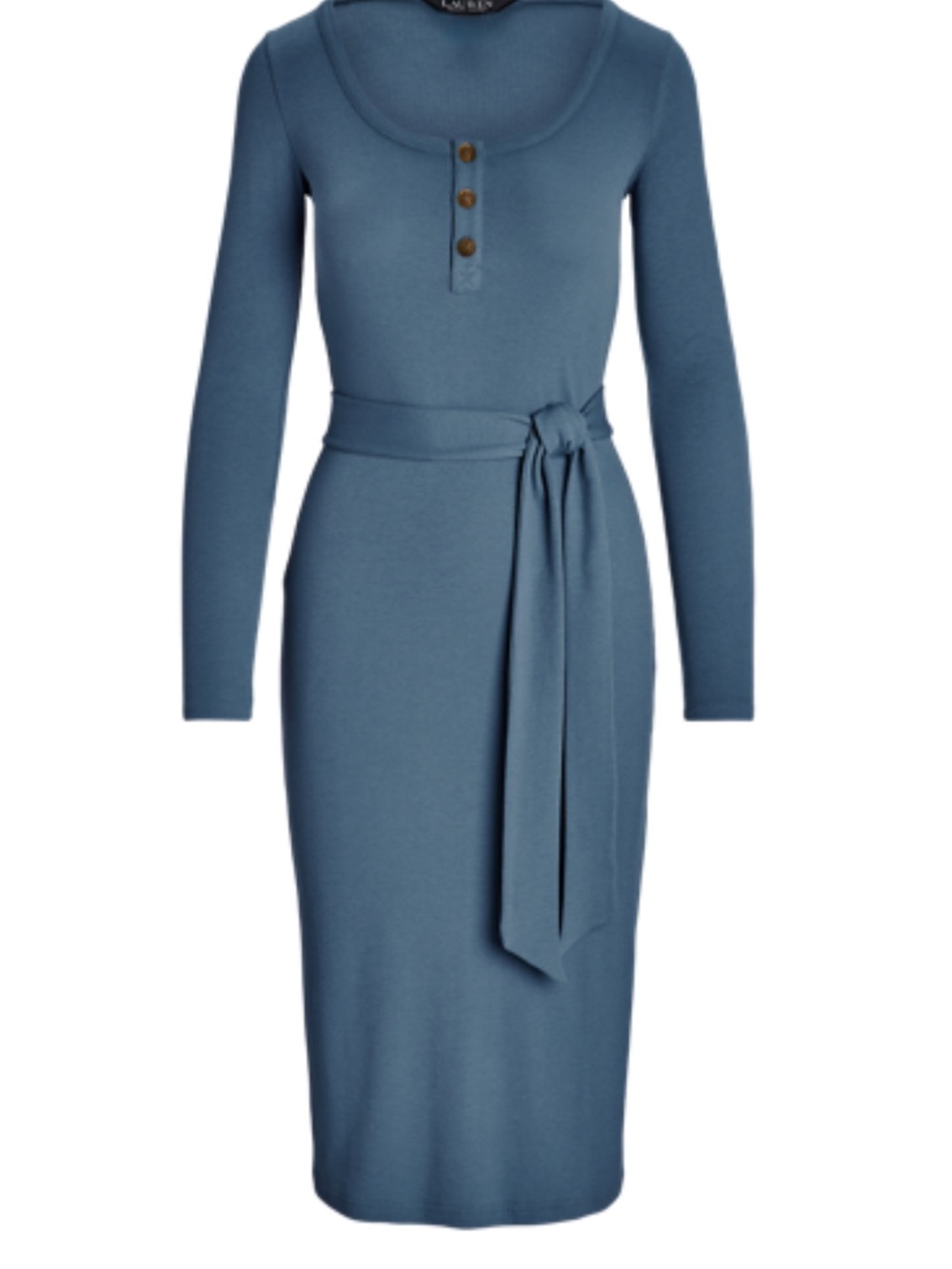NWT - lauren by Ralph lauren tie Henley dress